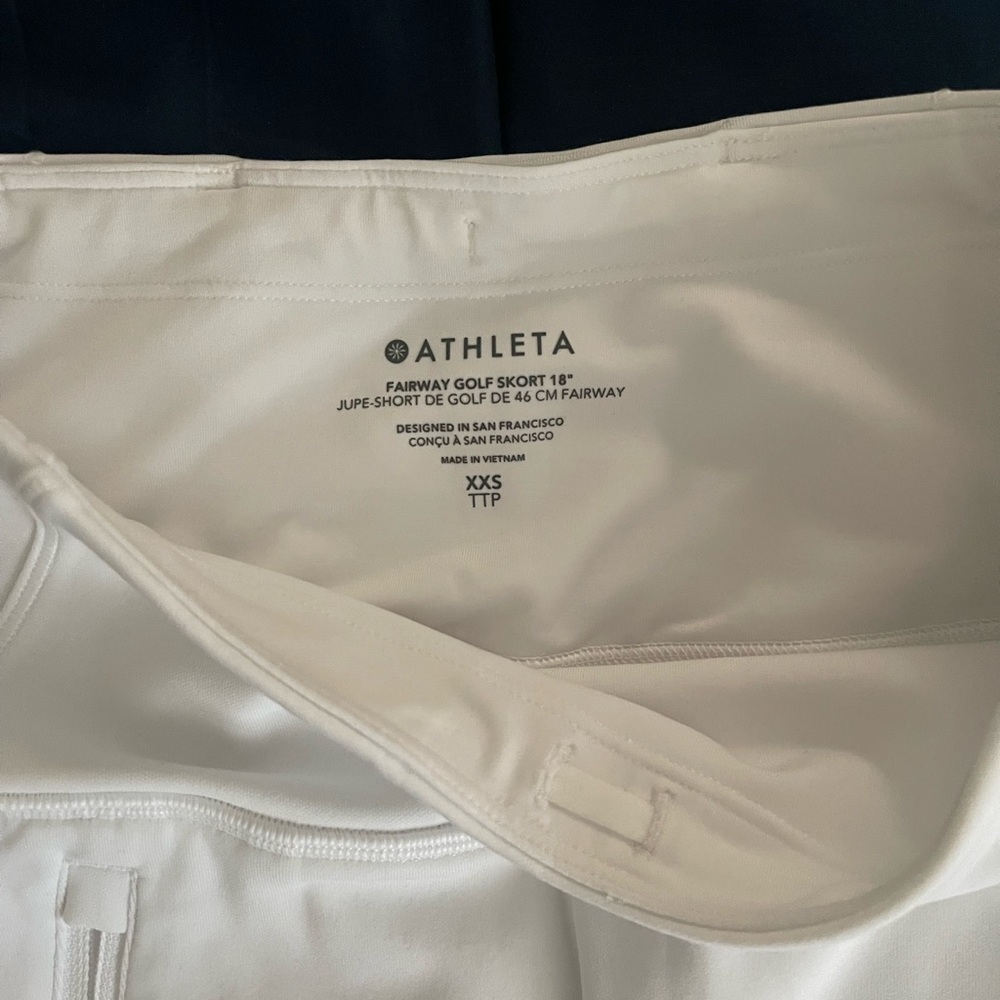 Athleta White Mini Golf Skort - Picture 5 of 5